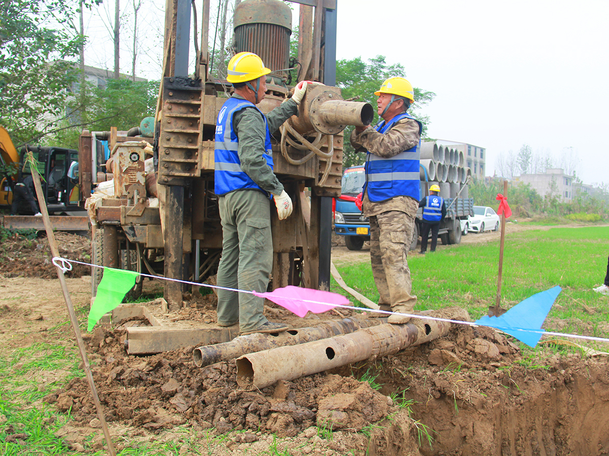 阜南縣2021年高標(biāo)準(zhǔn)農(nóng)田建設(shè)項目節(jié)水灌溉工程開工儀式3