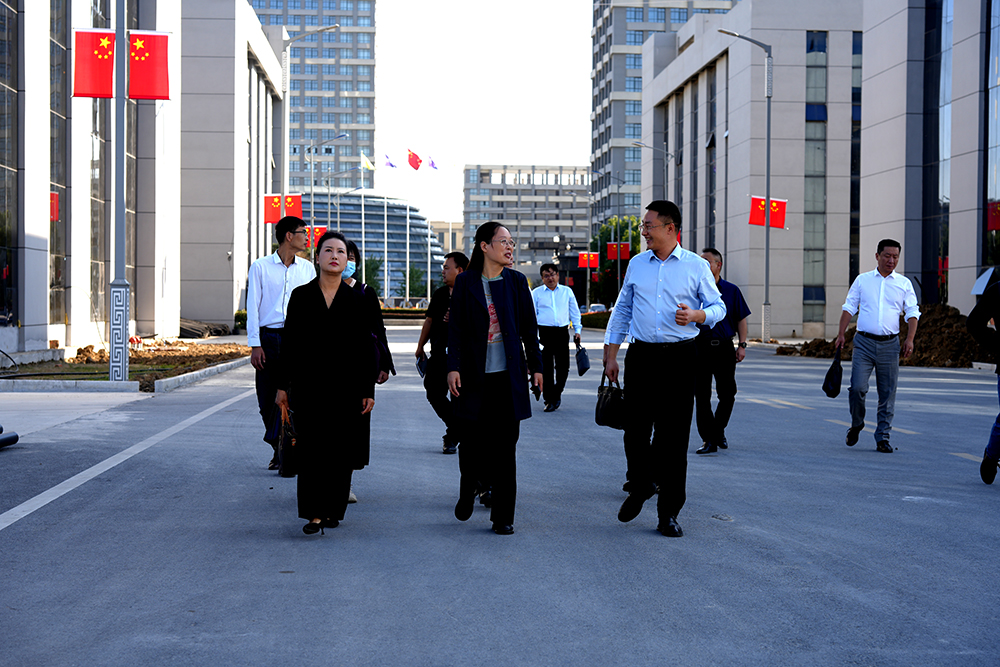 市政協(xié)常委、民革阜陽(yáng)市委專(zhuān)職副主委鮑梅等一行蒞臨豪家集團(tuán)